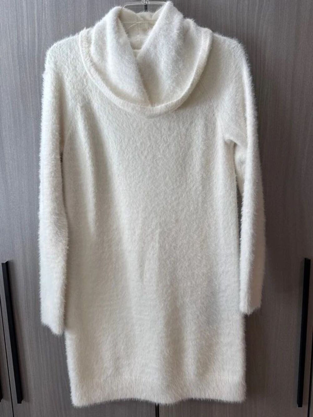 Loft Eyelash Knit Cowl Neck Sweater Dress - Size XS